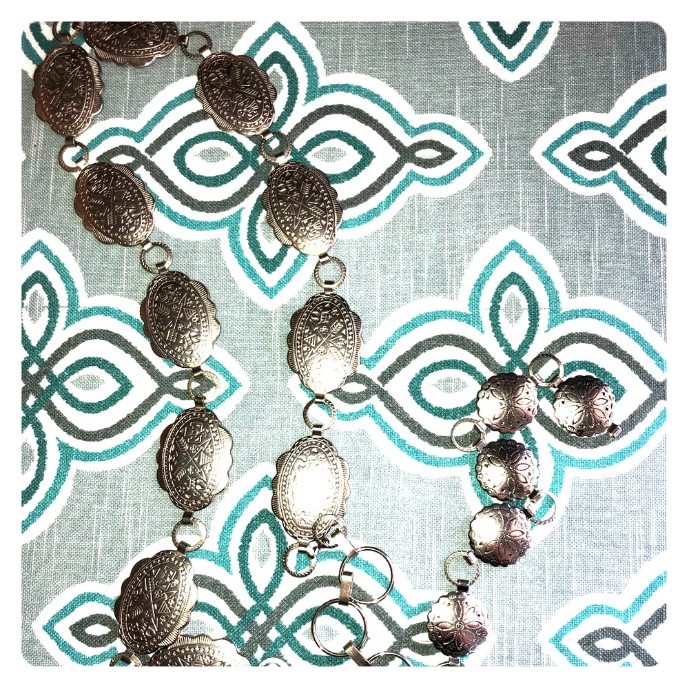 Vintage Metal Concho Belt
